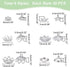 PH PandaHall 180pcs 304 Stainless Steel Bead Cap 6 Styles Muiti-Petal Round Filigree Flower Cup Shape Bead Spacer Beads for Earring Bracelet Neckl...
