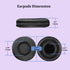 Replacement Earpads Cushions for Plantronics Headset 50mm Ear Cushions Compatible with Plantronics Blackwire C320 3210 3220 3320 HW251N HW261N HW5...