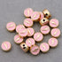 100Pcs Alloy Enamel Lightning Beads 8mm, Flat Round Flash Shape Beads, Colorful Loose Spacer Beads, for Jewelry Making DIY Bracelets Necklaces Cra...