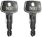 Key for Thule Key Replacement,for Roof Racks, Carriers, Crossbars Key etc,(Codes N083)...