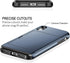 SAMONPOW for iPhone XR Case Wallet Card Holder Heavy Duty Protection XR Phone Case Wallet Card Holder Dual Layer Anti Scratch Hard PC Soft Rubber ...