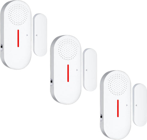 Door Window Alarm,110DB Door Alarms for Kids Safety, Wireless Sensor Door Window Burglar Alarm-Window Pool Alarms for Home (3PCS)...