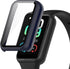 Case Compatible for Amazfit Band 7 Frame PC Protective Cover with Tempered Glass Film for Amazfit Band 7 Smartwatch Screen Protectors Accessories ...