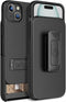 BELTRON Case Holster Combo for iPhone 15, Slim Protective Full Body Grip Case & Swivel Belt Clip 3 in 1 Combo with Kickstand/Card Holder Compatibl...