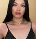 3Pcs Punk Cuban Link Chain Choker Necklace Twist Rope Necklace Chunky Figaro Chain Prom Party Festival Jewelry for Women and Girls...