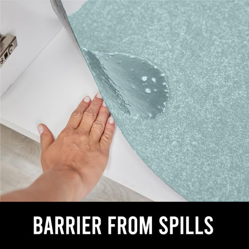 GORILLA GRIP LeakGuard Non-Adhesive Under Sink Mat for Kitchen Cabinet, Waterproof Quick Dry Shelf Liner, Durable Absorbent Felt Mats for Bathroom...