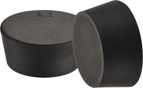 MECCANIXITY Rubber Tapered Plug 48mm to 56mm Solid Test Tubes Bungs Stopper Black for Lab Home 5 Pieces...