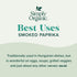 Simply Organic Smoked Paprika, 2.72 Ounce, Oak Wood Smoked & Ground Spanish Paprika, Deep Smokey Flavor, Kosher...