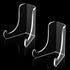 Chunful 2 Pieces Acrylic Plate Stands Clear Acrylic Easels Display Stands with Deep Support Shelves for Display Card Holder Photos Book Picture Ta...