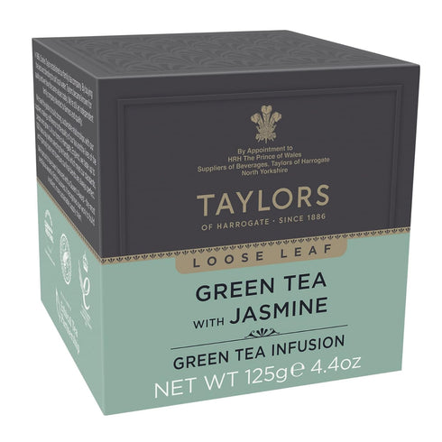 Taylors of Harrogate Green Tea with Jasmine Loose Leaf, 4.41 Ounce Carton...