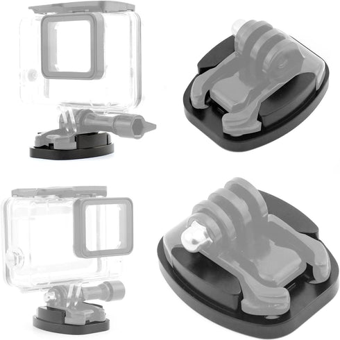 CNC Aluminum Quick Release Tripod Mount with 1/4 Adapter for GoPro Sports Cameras...