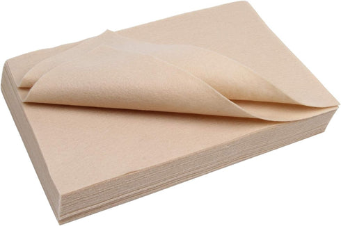 Polyester Felt Sheet Flexible 30 sheets 20 x 30 cm(7-7/8 X 11-7/8 in 1/16 Inch thick) (Antique White)...