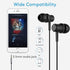 2 Packs Wired Earbuds in-Ear Headphones, Earphones with Microphone, Automatic Noise Reduction, Bass Surround, Stereo Earphone with Microphone, Sui...