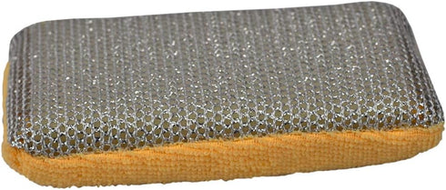 Home Basics Multi-Purpose Dual Action Microfiber Scrubbing Sponges (1)...