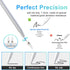 Stylus Pencil for Apple iPad with Tilt Sensitive Palm Rejection, Stylus Pen for iPad Pro11&12.9 inch, Pencil for iPad Air 3/4/5 Gen, iPad 6/7/8/9/...