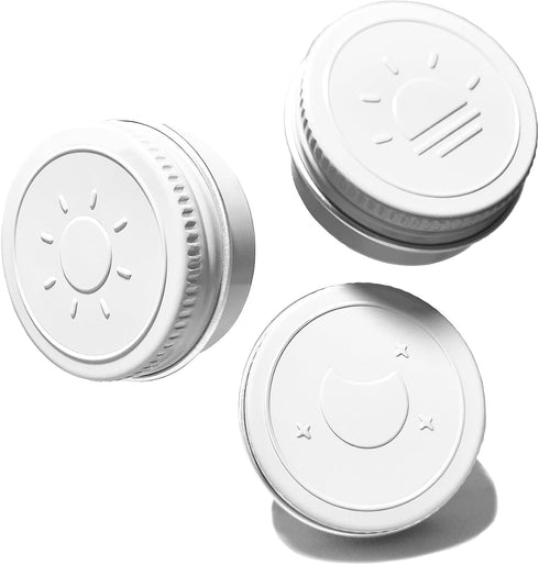 Extra Small Single Pill Box for Purse (3 Pack), Aluminum Screw Top Pill Container, 3 Times a Day Portable Waterproof Single Pill Case for Vitamins...