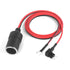 Car Cigarette Lighter,Jtron 1set 1m Car Cigarette Lighter Adapter Add-a-Circuit TAP Adapter Lead 1.0mm (18WAG) Cable with 12V Fuse Holder for Micr...