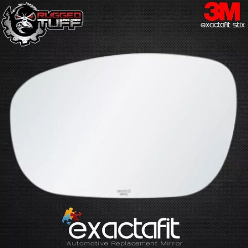 exactafit 8314L Driver Side Mirror Glass Replacement Repair Compatible With 2005-2010 Chrysler 300, 2005-2008 Dodge Magnum, 2006-2008 Charger...