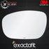 exactafit 8314L Driver Side Mirror Glass Replacement Repair Compatible With 2005-2010 Chrysler 300, 2005-2008 Dodge Magnum, 2006-2008 Charger...