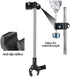 Adjustable Umbrella Mount Holder No Need Any Tooling to Attach Umbrella Clamp, Umbrella Connector Holder to Wheelchairs, Walker, Rollator, Bike, P...