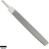 6 Inch Flat Medium Cut File, Double Cut Teeth, Made of High Carbon Steel, Flat Hand File Without Handle, Suitable for Shaping Metal, Wood, and Oth...