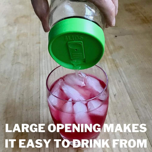 Mason Jar Drink Lid, Wide Mouth, Whimsy, Pack of 3...