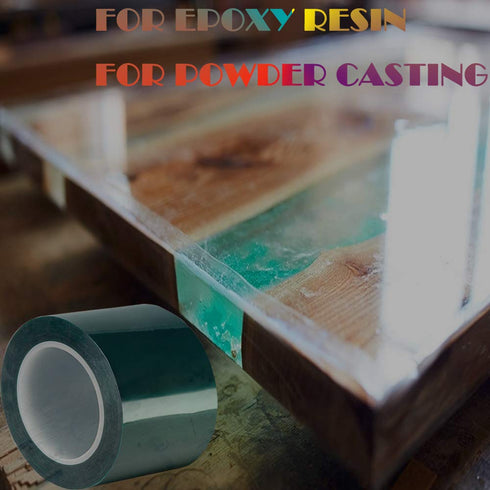Resin Tape for Epoxy Resin,Traceless Silicone Thermal Adhesive Tape for Making River Tables Hollow Frame Bezels Epoxy Resin Craft Pendant...