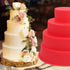 Silicone Mould for Baking Nonstick Layer Cakes Bakeware Round Cake Pans Chocolate Rainbow Cake for Birthday Wedding Party 4 6 8 9 Inch Set of 4...