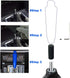 Lunsom Automatic Shift Knob Metal Car Shifting with Push Button Aluminum Alloy Shifter Lever Handle Long Stick Gear Head Fit Most Auto Transmissio...
