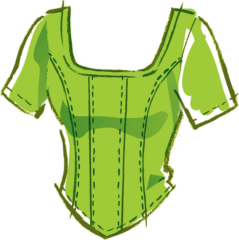 McCall's Misses' Knit Corset Tops Sewing Pattern Kit, Design Code M8364, Sizes 16-18-20-22-24...