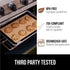 Gorilla Grip Non Stick Silicone Baking Mat Sheet, 2 Pack, Reusable Cookie Sheets Liner, Heat Resistant, No Oil Greasing Needed, Kitchen Oven Essen...