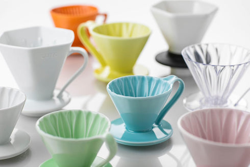 CAFEC Sanyo PFD-4 Flower Dripper, CUP 4 Clear...