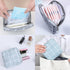 Sanitary Napkin Storage Bag, 4Pcs Zipper Menstrual Pad Bag Portable Sanitary Napkin Storage Tampons Holder for Purse First Period Kit for Teen Gir...
