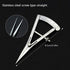 XIAN 3.5 Inch Adjustable Marking Gauge Mini Edge Press - Pitch Gauge DIY Leather Craft Tool, Precision Spring Dividers Calipers Compass Measuring ...