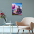 Paint by Number for Adult Girl Castle Painting Artwork DIY Above The Lake Water Beautiful Landscape Canvas Art Paint by Numbers for Girl Gift Mode...