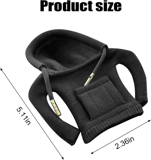Car Shift Gear Cover, Fashionable Sweater Hoodie Auto Shift Knob Cover, Soft & Comfortable, Universal Fit Automotive Gear Shift Knob Protector, Ca...