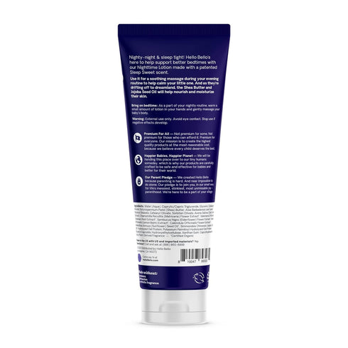 Hello Bello Premium Baby Lotion I Vegan and Cruelty Free Moisturizing, Non-Greasy Lotion for Babies and Kids I Sleep Sweet Scent I 8.5 FL Oz (Pack...