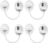Refrigerator Lock Combination AOSITE Fridge Locks for Adults Mini Fridge Locks for Kids Refrigerator Adhesive (White 4 Pack)...