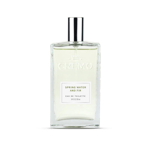 Cremo Spring Water Fir Cologne Spray, A Refreshing, Clean Scent with Notes of Spring Water, Cool Moss and Balsam Fir, 3.4 Fl Oz...