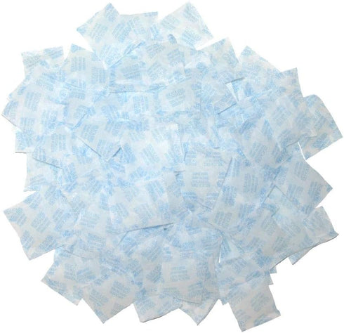 Silica Gel Packs 100 Packets 2 Gram Desiccant Moisture Absorber Oil Resistant for Food Storage Safes...