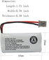 GEILIENERGY 2.4V 300mAh BT-1021 BT-1025 BT-1008 BT-1016 Phone Battery Compatible with Uniden BT1021 Empire CPH-515B BBTG0798001 Cordless Phone (4-...