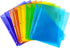 Plastic Binder Dividers with One Front Pocket and Tab Binder Divider for 3 Ring Binder, Multicolor, 10 Pack...