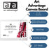 Art Advantage Canvas Board Recycled MDF 14x18...