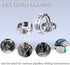 60 Pack 1/2 Inch Pex Cinch Clamp Rings, Stainless Steel PEX Crimp Ring, Single Ear Hose Clamps for PEX Tubing Pipe Fitting Connections...