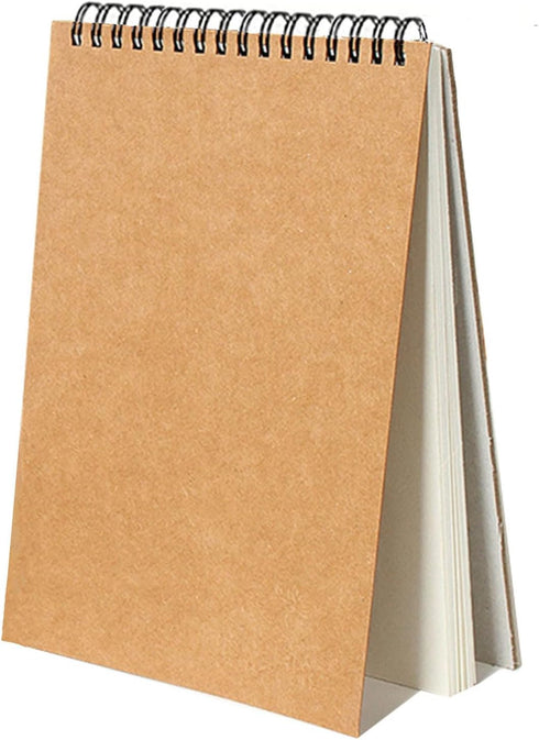 Sketch Book Pad, Drawing Paper 5.5" x 8.5" Spiral Bound, 98lb/160gsm, Pack of 1, Durable Acid Free Sketchbook for Painting, 30 Sheets Each (1 Pack...