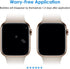 JETech Screen Protector Compatible with Apple Watch SE (2022/2020) /Series 6 5 4 40mm, TPU HD Clear Full Coverage Film, 3-Pack...