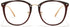 Cyxus TR90 Cat Eye Women Eyewear Frames Round Stylish Retro Metal Ultra Light Blue Light Glasses UV Blocking Eyeglasses...
