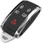 KAWIHEN Keyless Entry Remote Car Key Fob Shell Replacement for KR55WK49244 2677-5WK49 2677-5WK49244 CCAF06LP063011 Jaguar X S-Type XF XK XKR 5B(Ju...