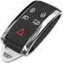 KAWIHEN Keyless Entry Remote Car Key Fob Shell Replacement for KR55WK49244 2677-5WK49 2677-5WK49244 CCAF06LP063011 Jaguar X S-Type XF XK XKR 5B(Ju...