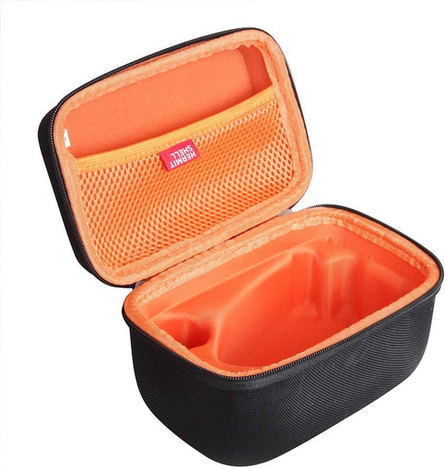 Hermitshell Hard Travel Case for Sharper Image SI-755 Mini Steam Iron (Black+Orange) (Only Case)...